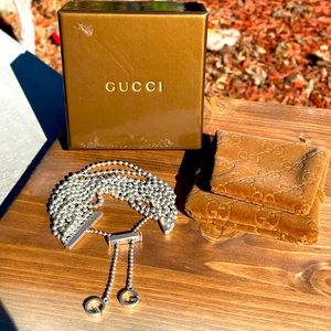 Vintage Gucci Silver Bracelet
